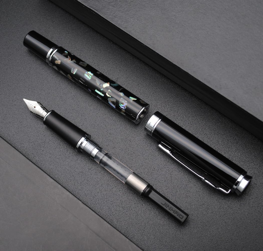 JINHAO 8802 Fountain Pen F Nib (Shell Carving - 2)
