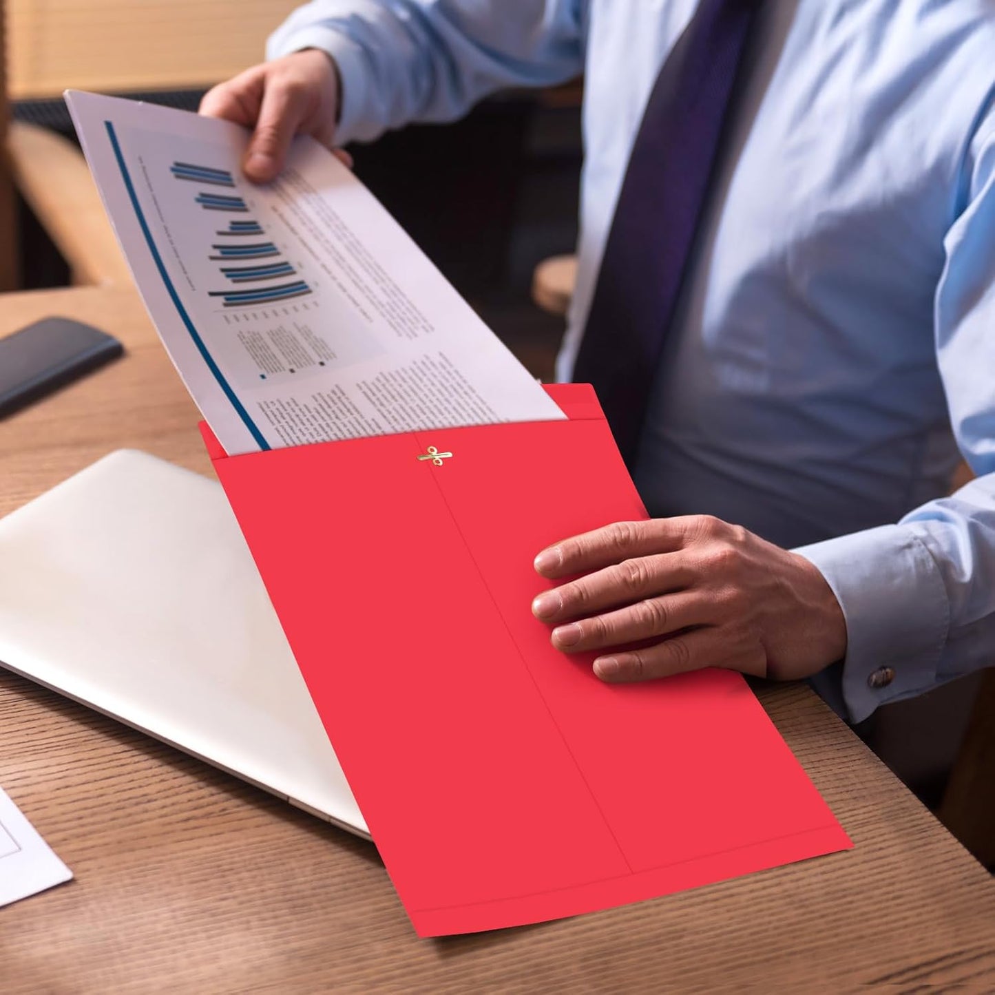 40 Pcs Extra Large Mailing Clasp Envelopes 14 x 18 Inch Jumbo Kraft Catalog Manila Envelope with Clasp Closure for Oversized Big Document Office Home Business School Storing Mailing(Red)