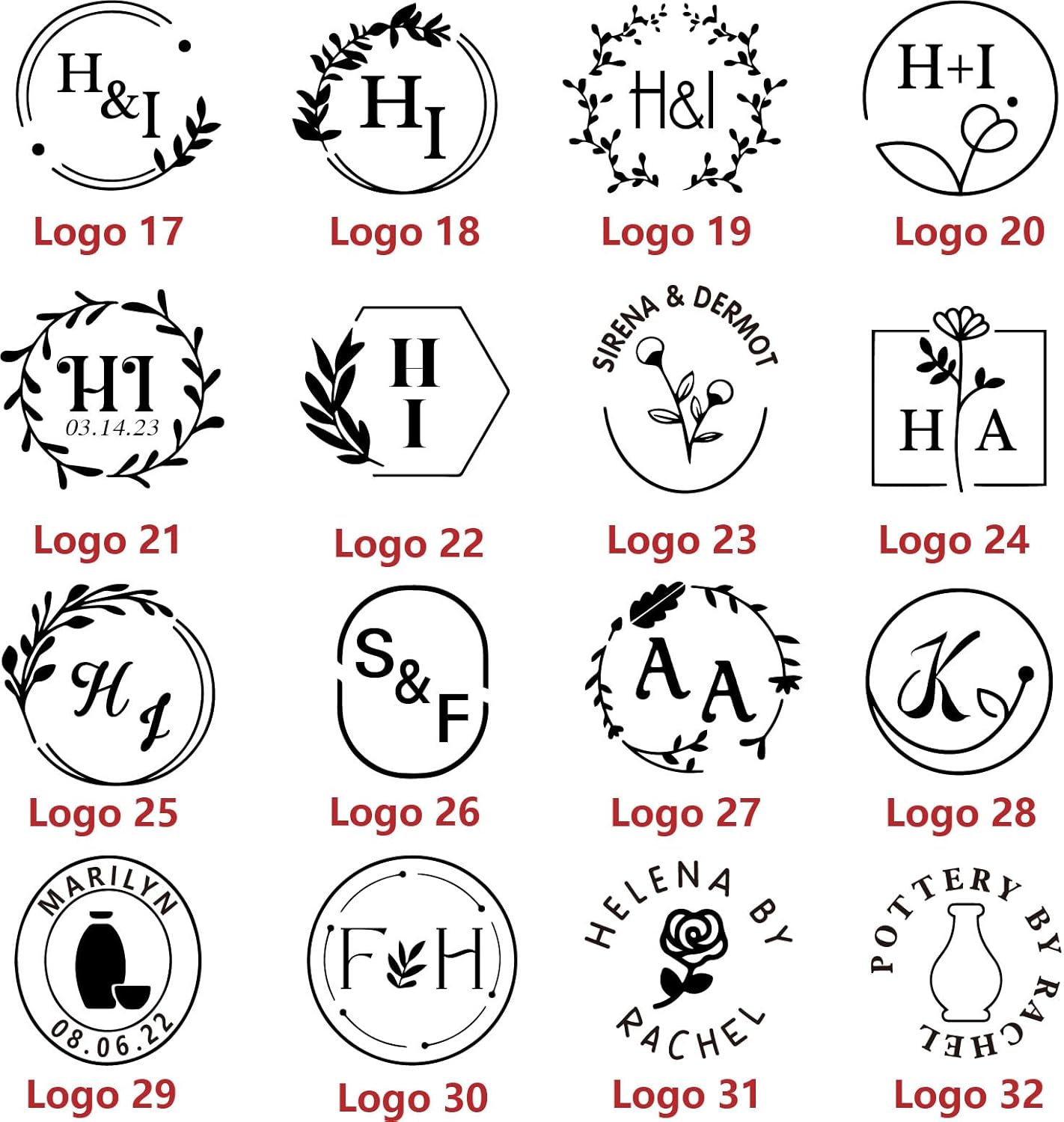 KAINSY Custom Pottery Stamp, Personalized Clay Stamp with Own Design, Create Unique Imprints in Pottery, Handcrafted Potter's Gift, Polymer Clay Tools (3 inch)