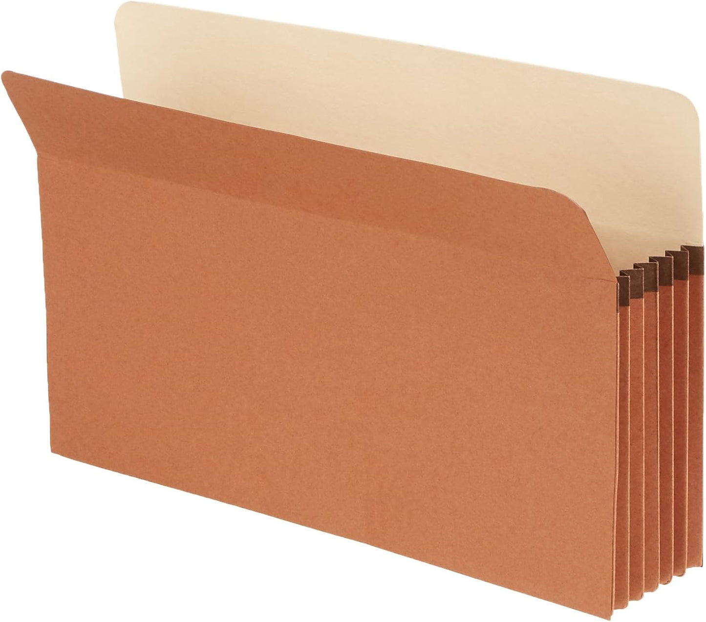 Amazon Basics Expanding Accordion File Folder Organizer, Legal Size, 5-1/4 Inch Expansion, 50-Pack, Red, 9.5 x 14.8 Inches