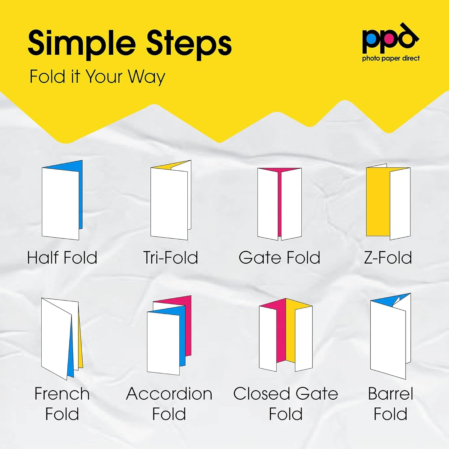 PPD 100 Sheets Inkjet Glossy Brochure and Flyer Paper 8.5x11 37lbs 140gsm Professional Quality Double Sided Instant Dry and Water-Resistant (PPD-72-100)