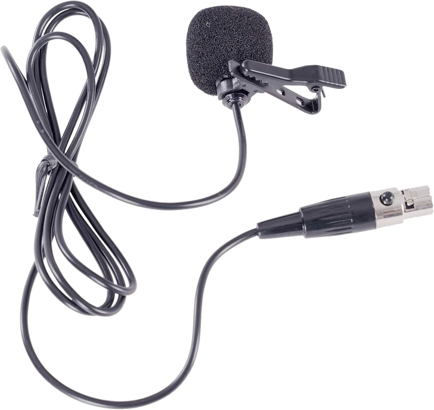 Sound Town 200-Channel Rack Mountable Professional Adjustable UHF Wireless Microphone System with Metal Receiver, 4 Lavalier Mics, 4 Bodypack Transmitters (NESO-U4LL)