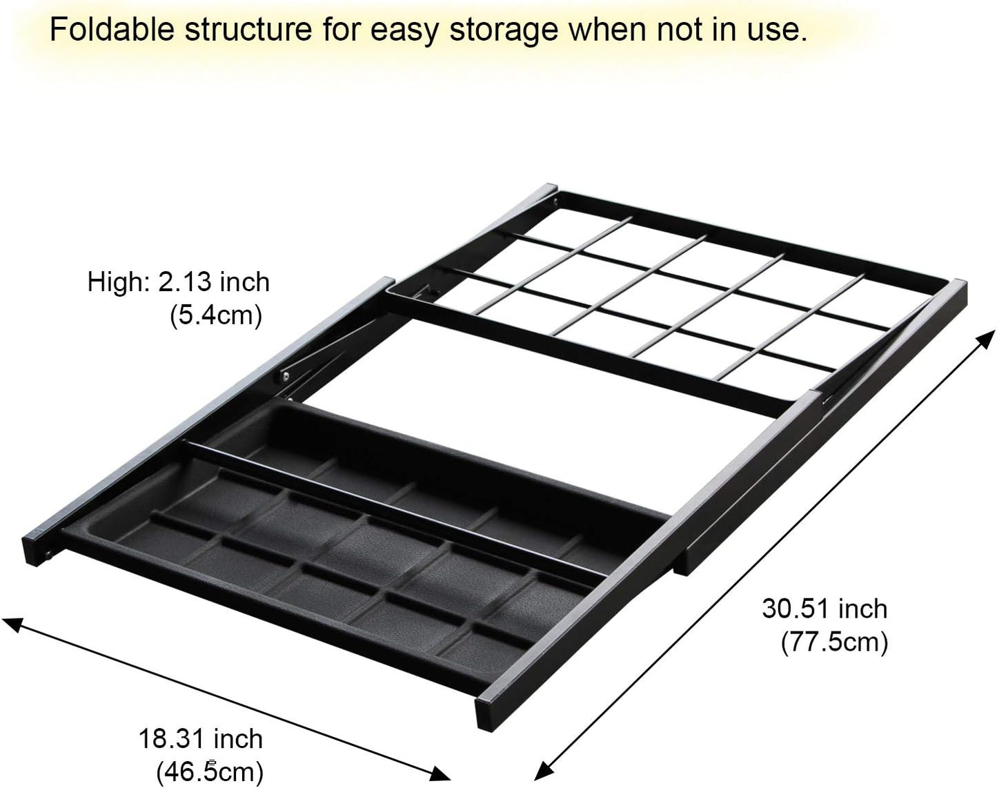 Folding Umbrella Storage Stand Rack Holder Organizer Free Standing Industrial Umbrella Rack for Entryway Home Commercial Office Hotel Entry Hallway Patio Décor with Removable Drip Tray
