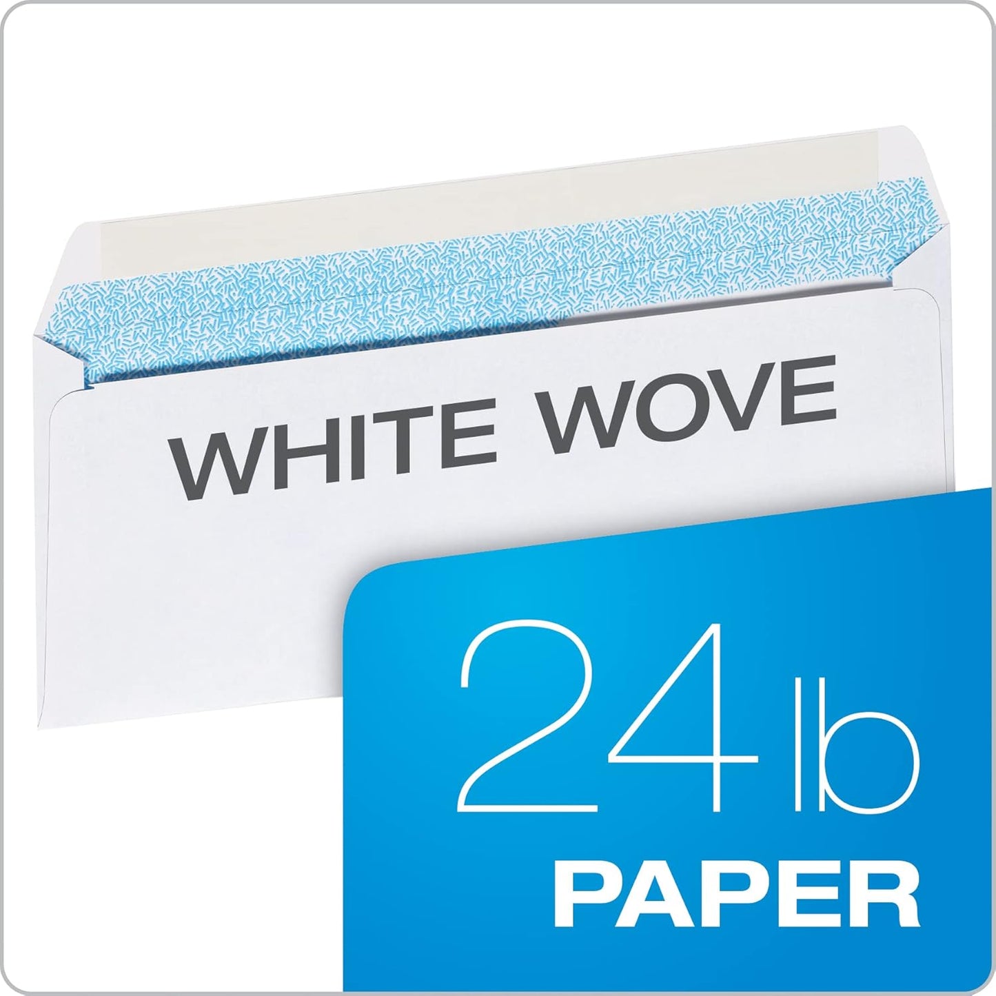 Columbian #10 Double-Window Self Seal Security Tint Envelopes, 500/Box, 24lb White Wove, 4-1/8 x 9-1/2 Inches (COLO132)