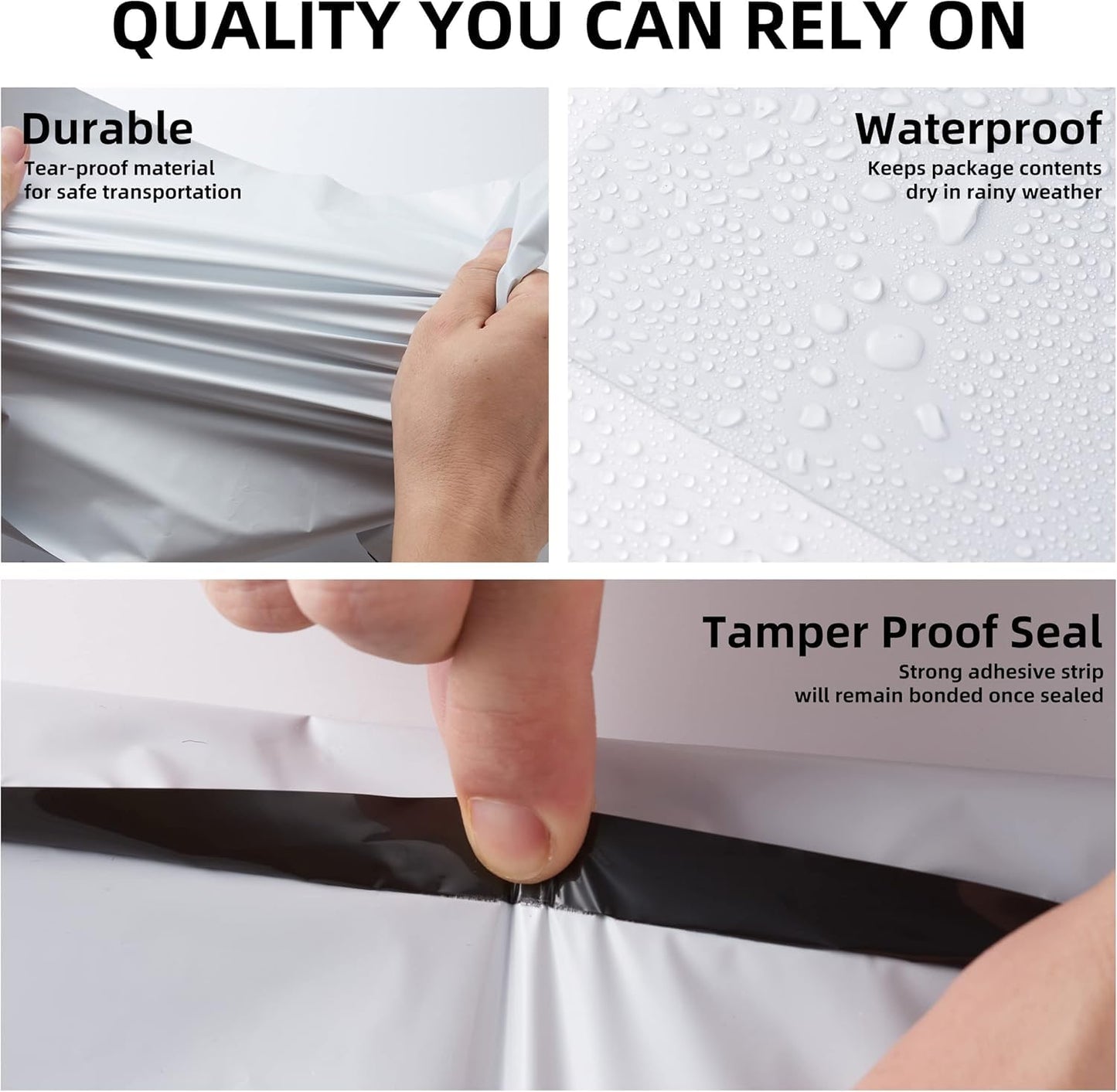 KKBESTPACK Poly Mailers Shipping Envelope Self Sealing Bags (10X13 200pc)