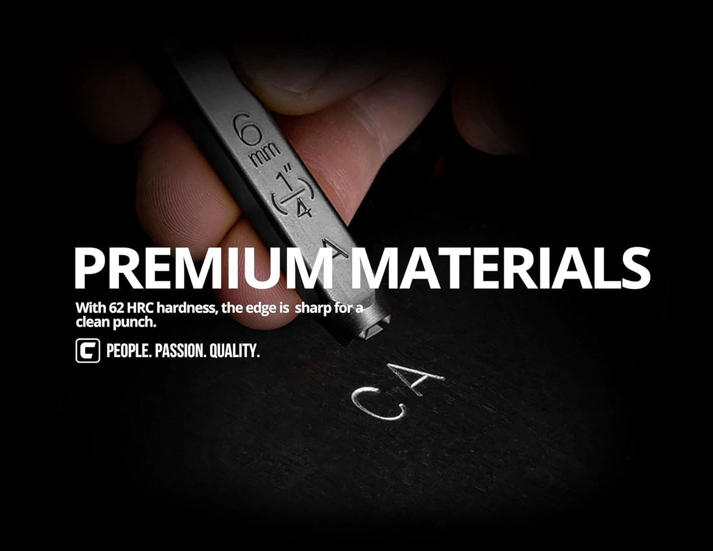 Capri Tools Professional 3/16 in. Letter Stamp Set, 27-Piece