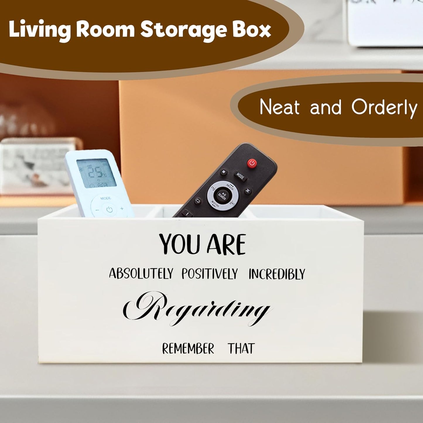 Inspirational Quote Pen Holder for Desk, Motivational Gifts for Women Men Coworkers, Emotional Support Coworker Gift Wooden Pen Pencil Holder Organizer for Office Desk Accessories