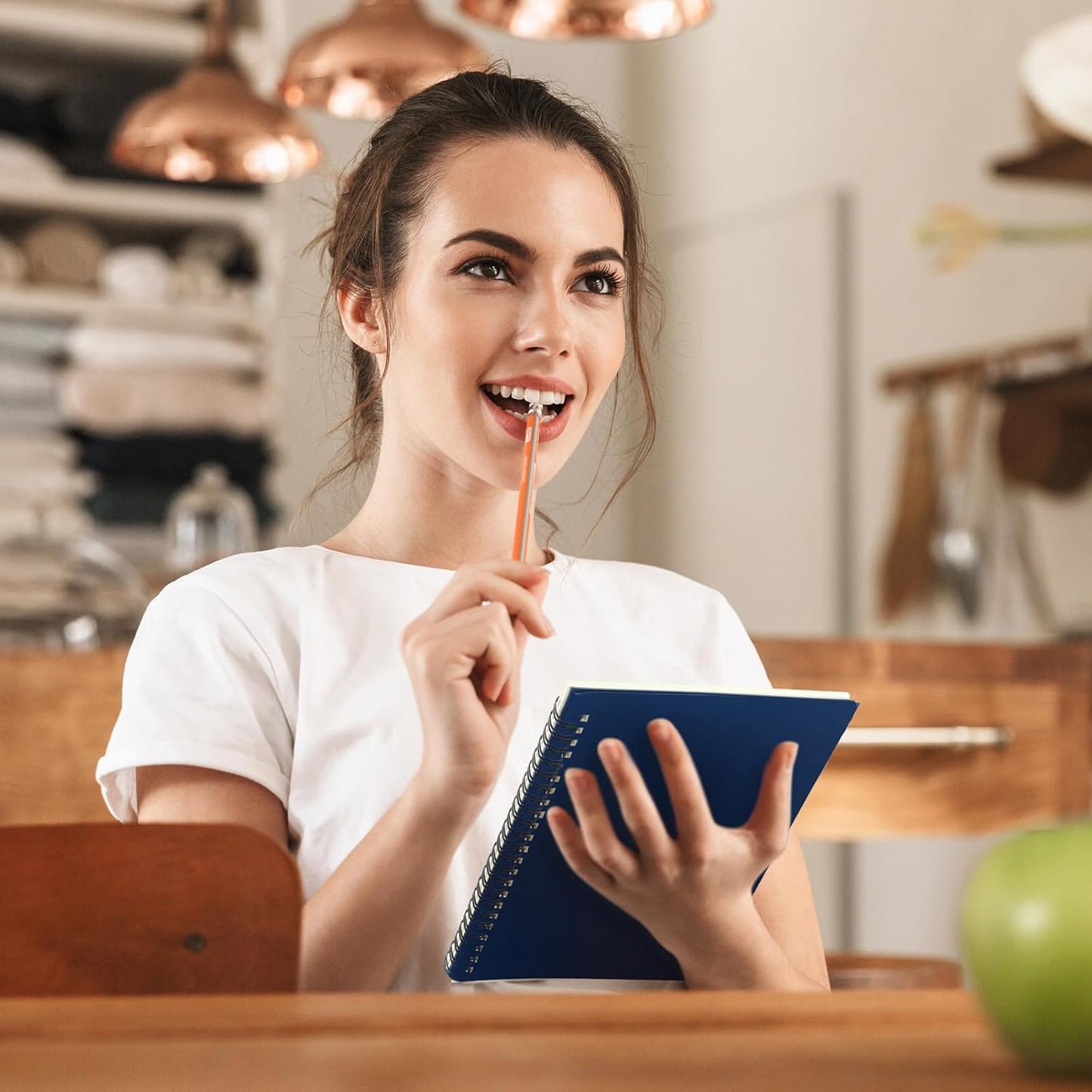 Yahenda Spiral Notebook Bulk A5 Journal Lined 8.3'' x 5.5'' Writing Composition Paper Small Notepad Subject Notebook for Students Office Business Back to School Supplies(Deep Blue,72 Pcs)