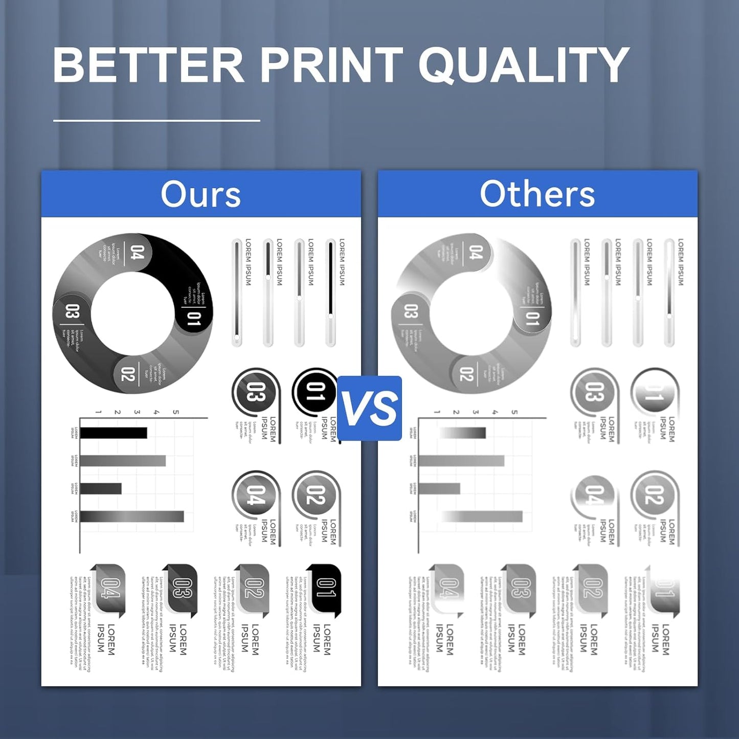 Comatible TN760 Toner Cartridges Replacement for Brother TN760 TN-760 TN730 TN-730 TN 760 Toner Use with MFC-L2710DW MFC-L2750DW HL-L2350DW DCP-L2550DW HL-L2395DW HL-L2370DW HL-L2390DW Toner Cartridge