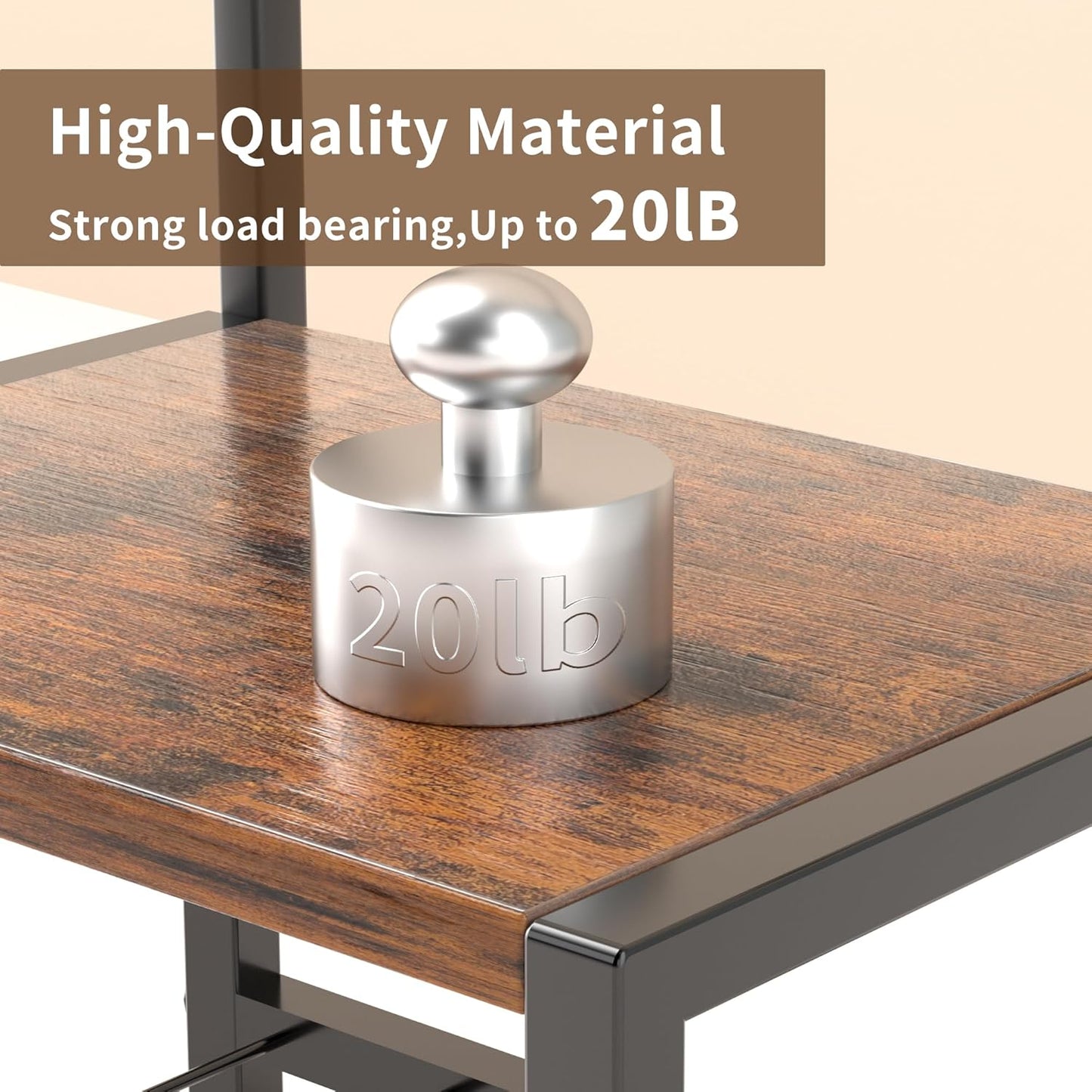 Label Holder for Rolls and Fan-Fold Labels, Sturdy Thermal Sticker Holder for Desktop Thermal Printer, Shipping Label Sticker Dispenser for Home, Office, and Small Businesses