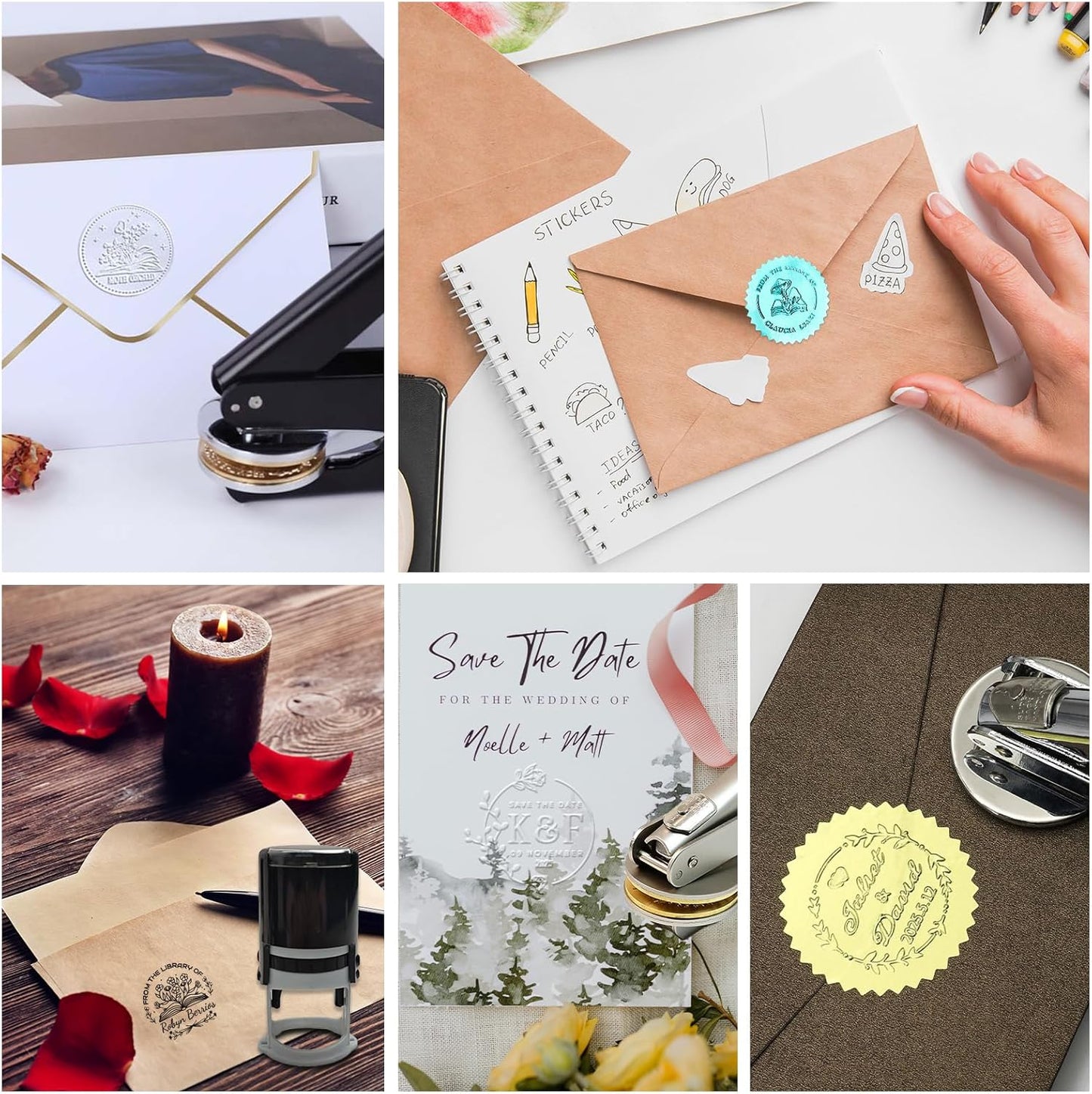 Custom Book Embosser - Personalized Book Stamp with Your Name/Design - Premium Handcrafted Gift for Writers, Book Lovers & Collectors