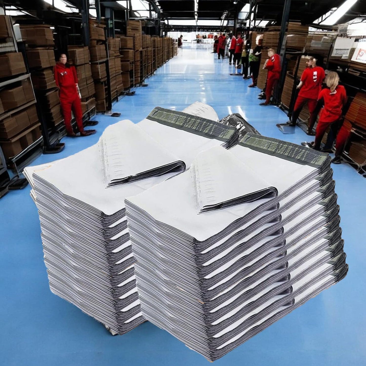 iMBAPrice 250 - 19x24 Premium Matte Finish White Poly Mailers Envelopes Bags (iMBA-7PM-250)