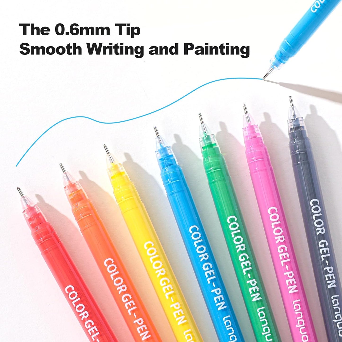 Gel Pens for Adult Coloring Books, 72 Colors Set Gel Colored Pens Marker, Perfect Gel Pens for Adult Drawing Doodling Journaling, Art Supplies and DIY Crafts