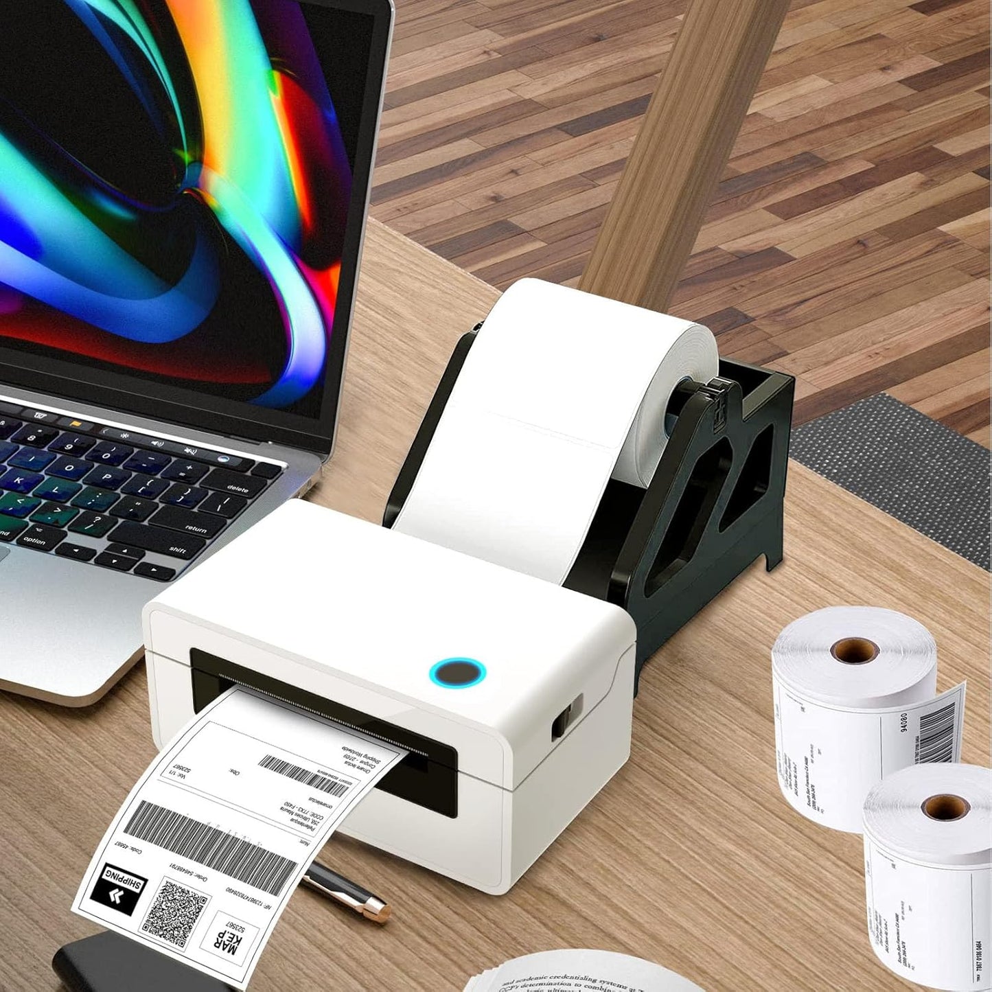 Direct Thermal Labels 4x6-450 Labels/Roll, Thermal Shipping Labels for Zebra 2844 ZP-450 ZP-500 ZP-505,18 Rolls,8100 Labels(NOT for DYMO)