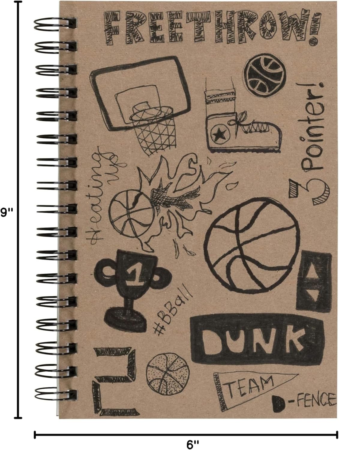 Pacon® PAC4776 Art1st® Create Your Own Cover Sketch Diary, 9" x 6", Natural