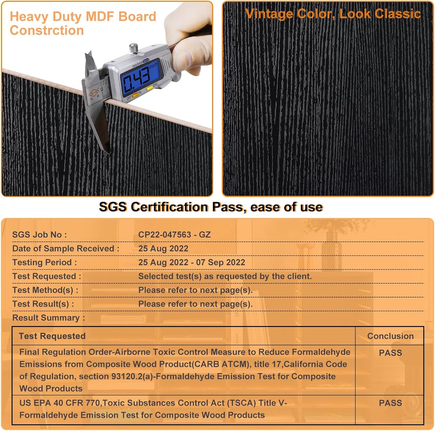 TQVAI Wood Adjustable Literature Organizer Desktop File Sorter Mail Center Paper Storage Cabinet Home & Office Mailbox School Classroom Keepers, 12 Slots Compartments, Black/Archaize