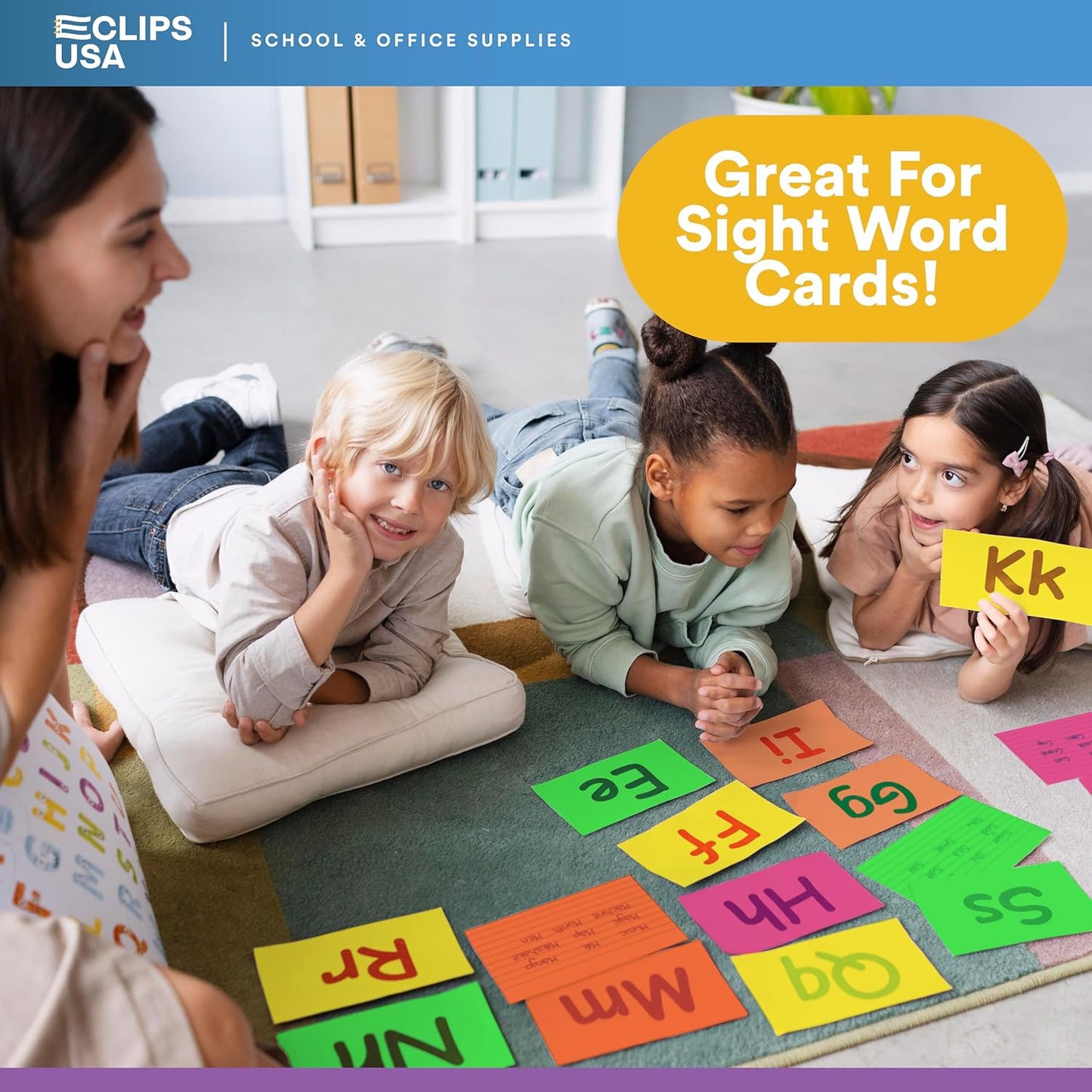 Index Cards Bulk (6000 Cards), Neon Flash Cards For Studying, Note Cards, Flashcards, Index Cards 3x5, Notecards, 100 Per Pack, (60 Pack)