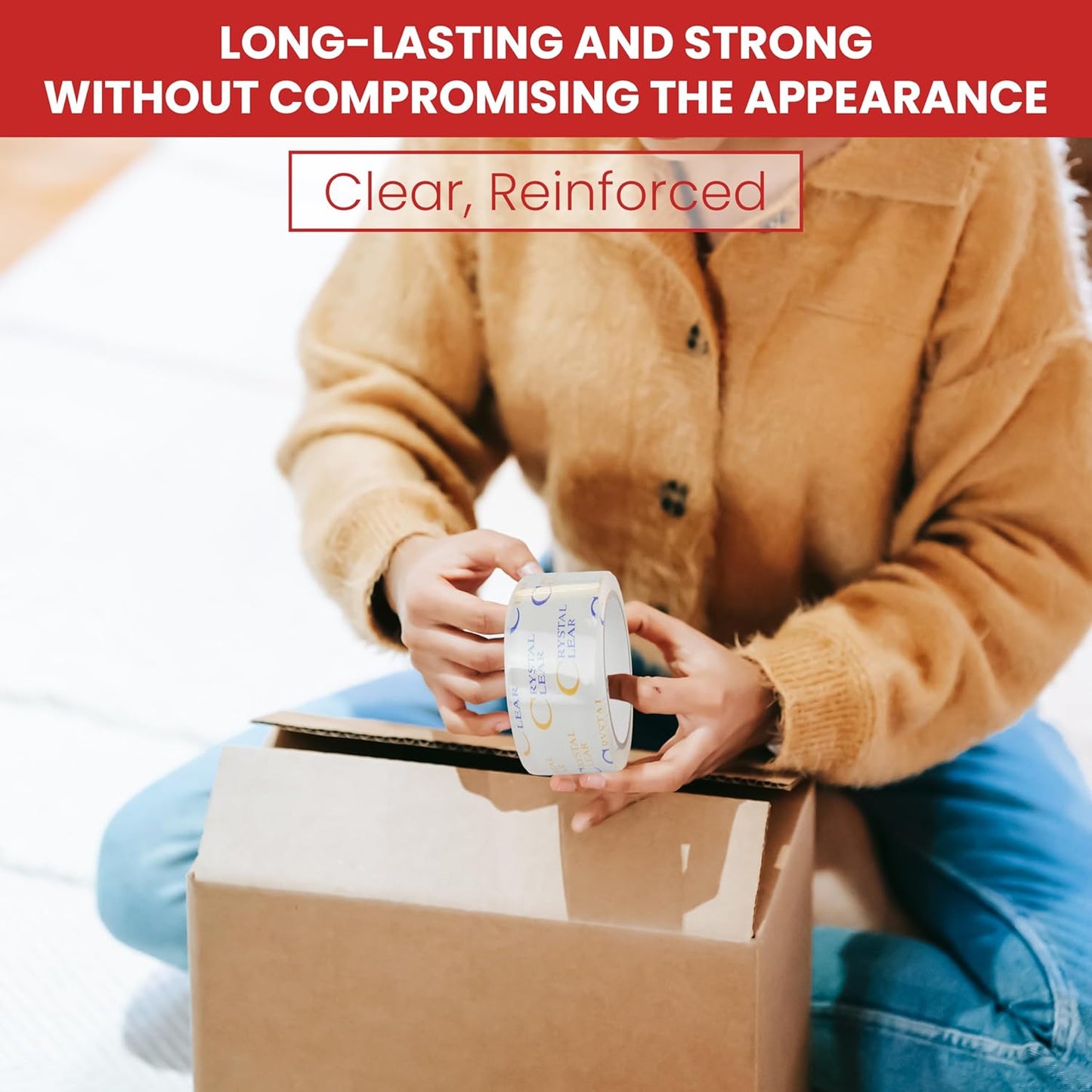 T.R.U. LP-20CC Book Repair Crystal Clear Label Protection Tape: 1/2 in. x 72 yds. (Pack of 144)