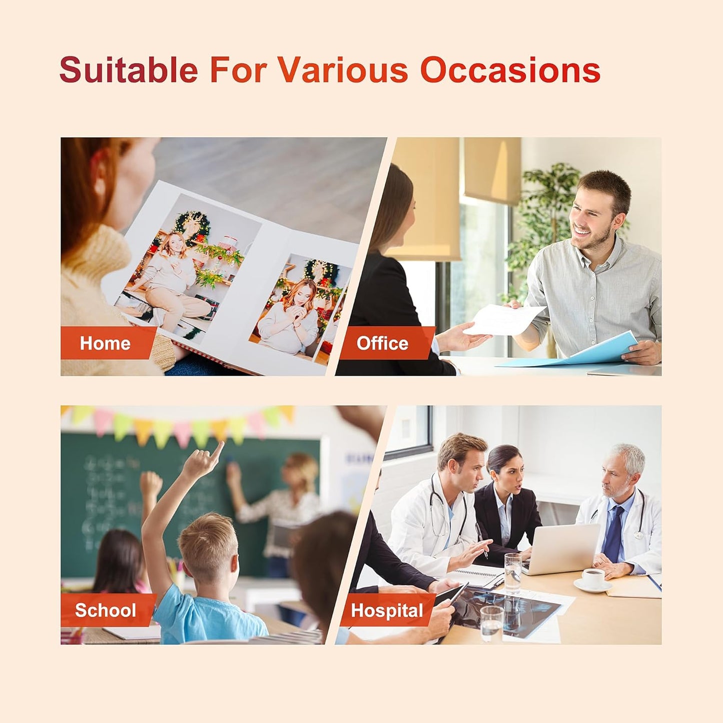 63XL Ink Cartridges Black and Color Replacement for HP 63XL Ink Cartridge Combo Pack Work with OfficeJet 3830 4650 5255 Envy 4520 4512 Deskjet 1112 3630 3634 3639 Printer (2 Black, 1 Tri-Color)