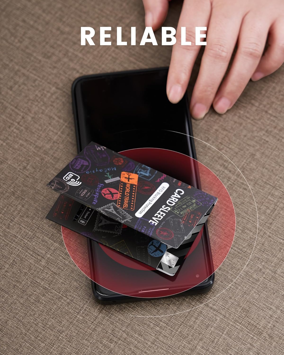 RFID Blocking Sleeves And Passport Sleeves Family-Sized (14 Card Sleeves + 4 Passport Holder + 3 Folding Card Sleeves)