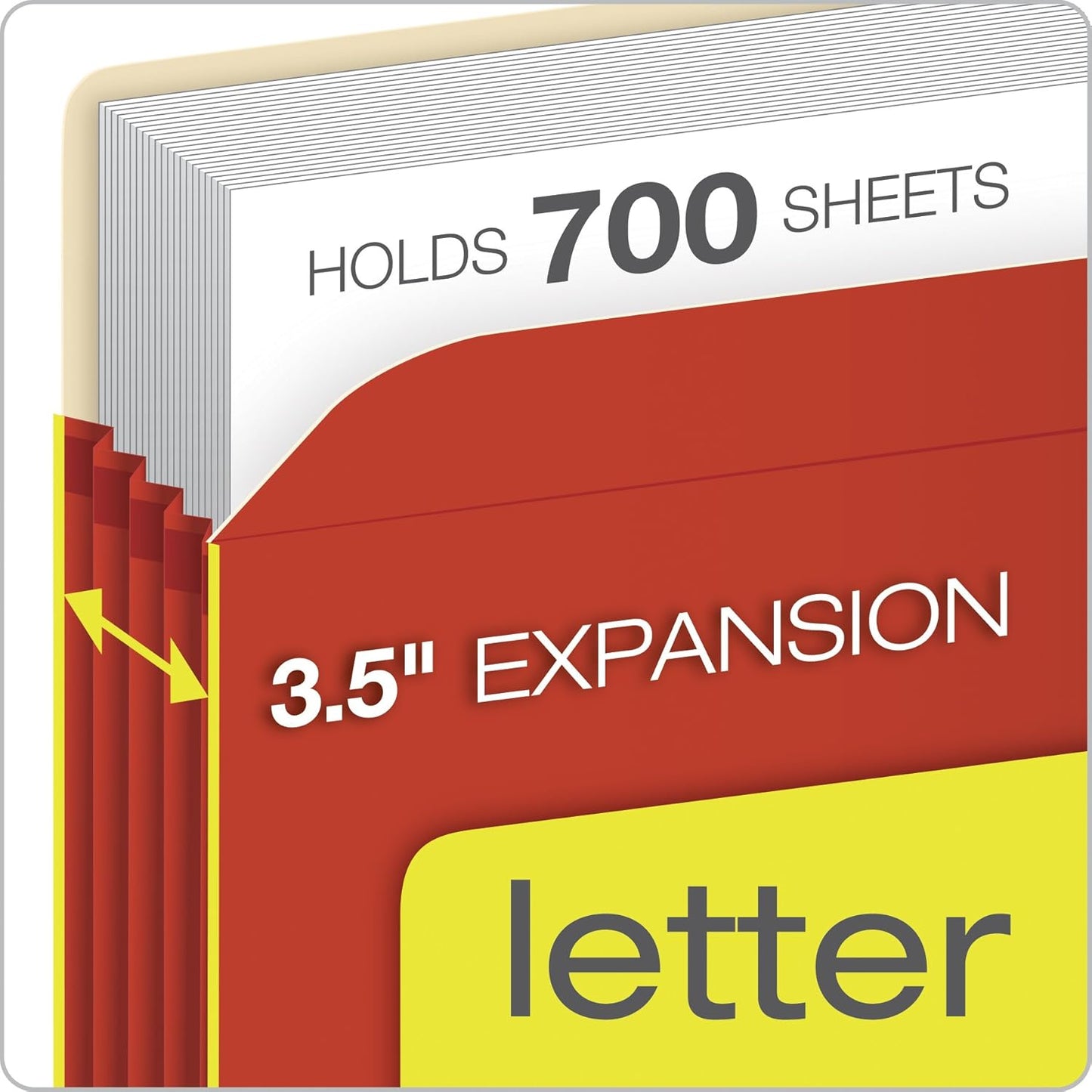 Pendaflex File Jacket, Letter Size, Assorted Colors, 2-Inch Expansion, Acid Free