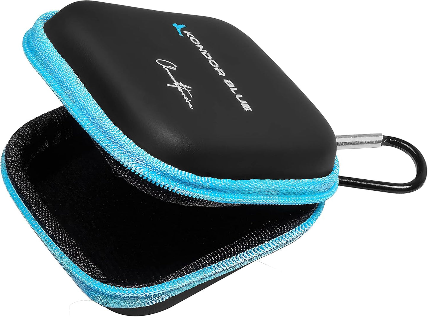 KONDOR BLUE x Armando Ferreira | MondoTies Cable Management Clips for Cameras | Cable organization, 1/4"-20 Mounted, Holds 2-3 cables, & Supports up to 20lbs of force (10-Pack) | Blue