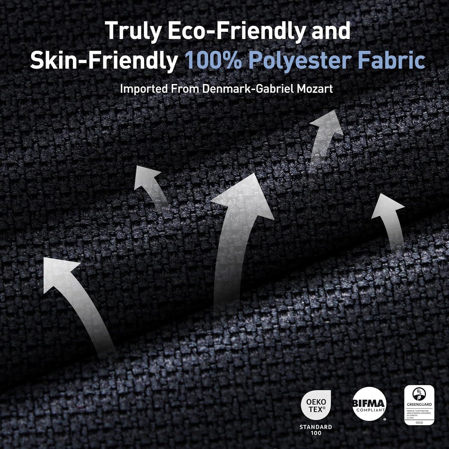 COLAMY Ergonomic Mesh Office Chair, Computer Executive Desk Chair, Ergonomic Office Chair Lumbar Support with Flexible Backrest, Slide Seat, Blackgrey