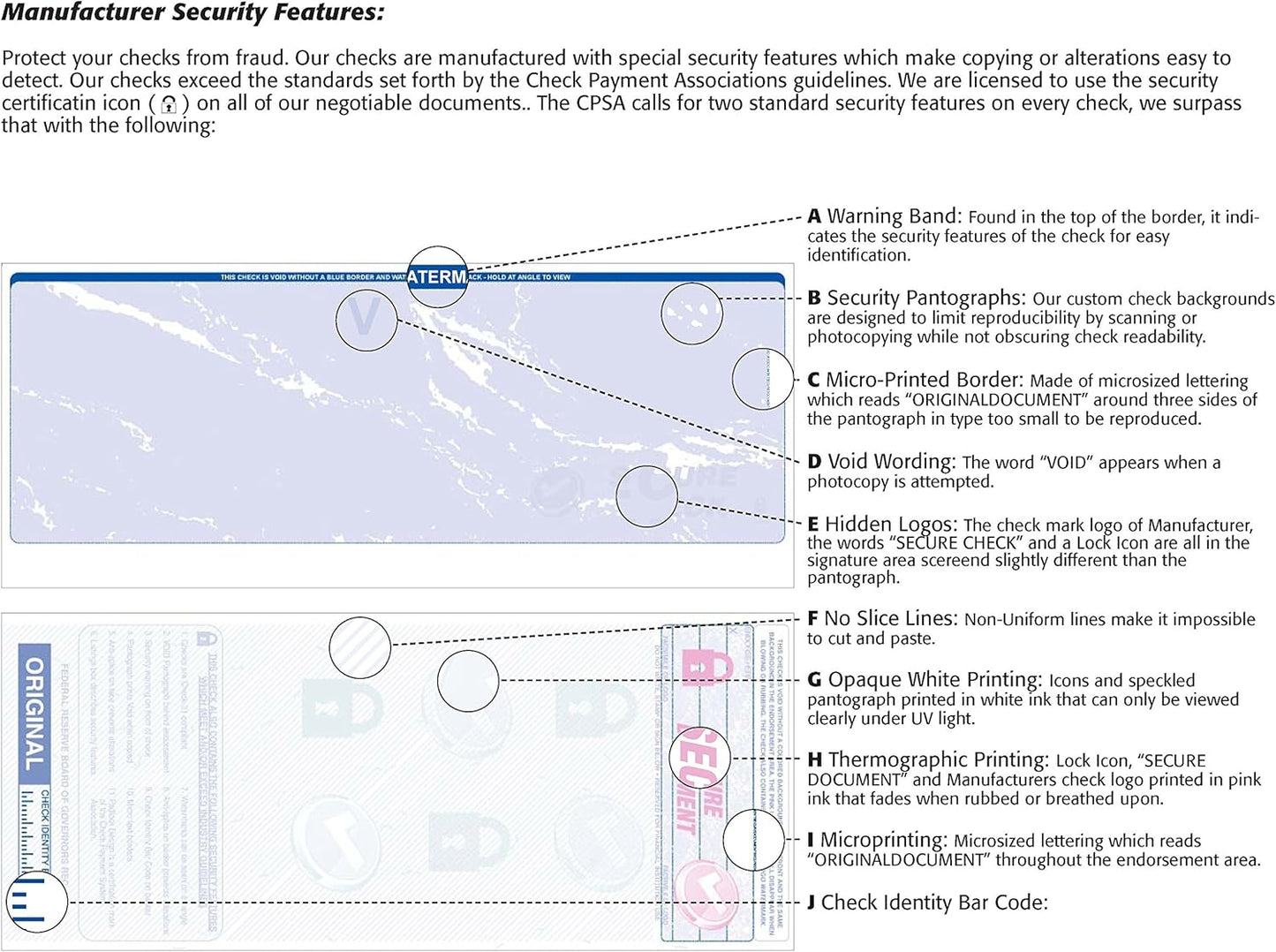 ABC Computer Checks Compatible w/Quick Books, Checks on Top, Red (250 Sheets)