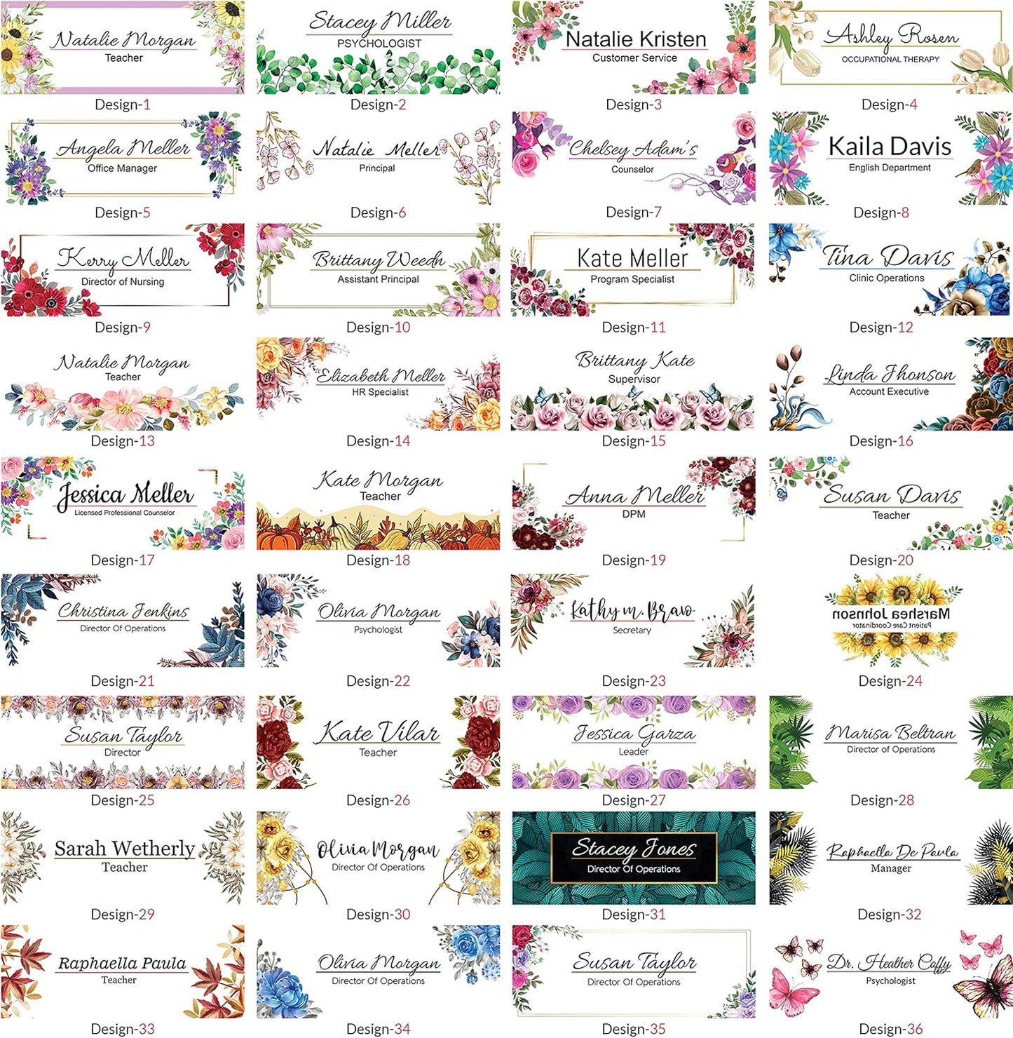 Wall Sign Name Plate - 8x2" Office Sign, Executive CEO Signs, New Job Office Decor, Graduation or Promotion Gift, Holiday Gift, Name Plates For Doors Personalized, Customize Name Plate For Door/4