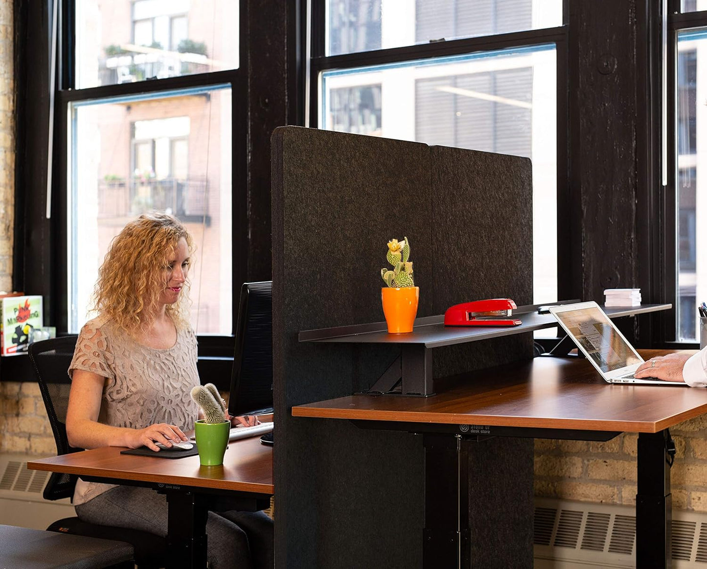 ReFocus™ Raw Freestanding Acoustic Room Divider 3 Pack – Reduce Noise and Visual Distractions with This Lightweight Room Separator (Ash Gray, 24" X 62")