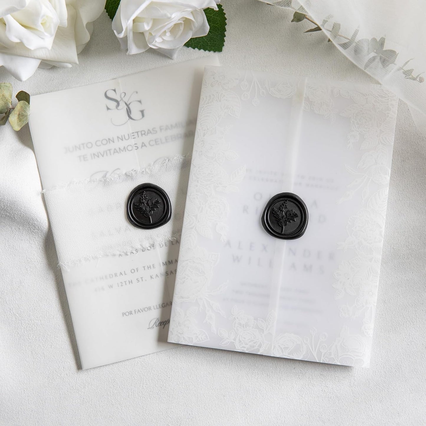 60 Pcs Black Wax Seal Stickers, Wedding Invitation Accessories Wax Stickers - Peferct for Wedding Accessories Sticker, Gift Box Craft Wrapping, Christmas Cards Envelope Seals