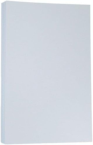 LUXPaper 8.5" x 14" Paper | Legal Size | Baby Blue | 80lb. Text | 50 Qty