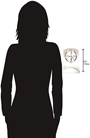 Howard Miller Tribeca Tabletop Clock – Modern Decorative Alarm Clock with Quartz Movement Brushed Aluminum Base & Beveled Glass Accents for Elegant Home & Office Decor Bold Accent Piece