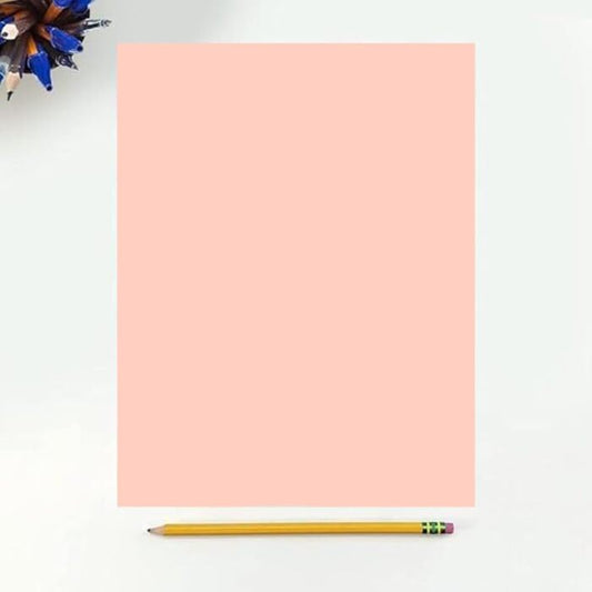 Colored Copy Paper, 20 LB (75 GSM) 8.5 X 11, 500 Sheets (Peach)