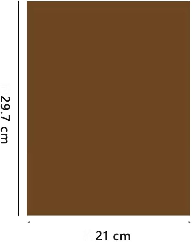 A4 Origami Paper Brown 100 Sheets, 8.27×11.7 inch Double Sided Color Easy Fold Big Origami Paper A4 Colored Copy Papers Thin 70gsm for Beginners, DIY handwork Art and Craft Projects (210 x 297 mm)