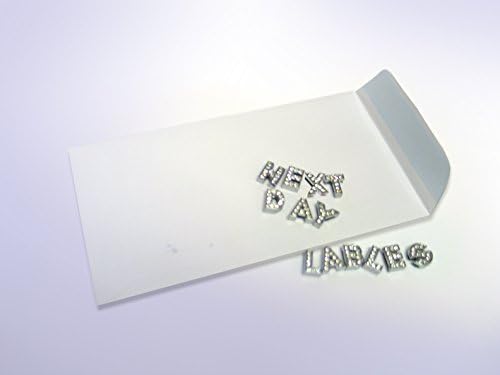 NextDay Labels #7 Coin Envelopes - 100-Pack White Gummed Money Envelopes for Cash, Coins, Jewelry, or Small Parts - Durable White Paper Cash for Home, Office, or Business Use - Made in USA