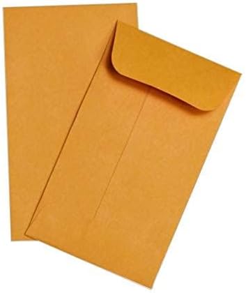 500 Guardian #3 Paper Coin Envelopes - Blank Small Envelopes for Coins, Receipts, Stamps, Small Parts Storage, & More – 2-1/2” x 4-1/4” Cash Envelopes – Gummed Flap Gift Card Holder Envelopes