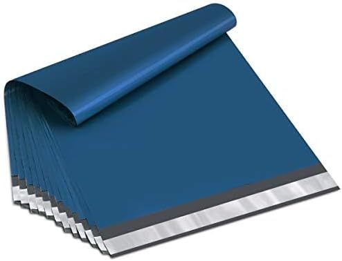 UCGOU Poly Mailers 14.5x19 Inch Navy Blue 200 Pack Large Shipping Bags #7 Strong Thick Mailing Envelopes Self Sealing Adhesive Waterproof and Tear Proof Boutique Packaging Postal for Clothing