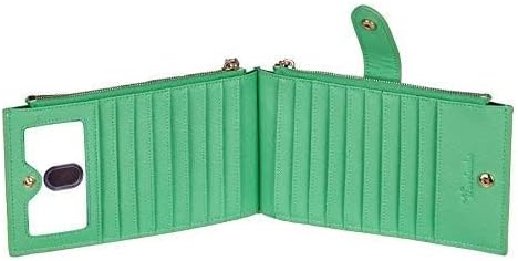 Travelambo RFID Wallet Women Large Size Bifold Multi Card Wallet Case with Zipper Pocke Credit Card Holder for Women