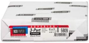 Limited Papers (TM), Carbonless Sheets, Superior, Pre Collated, Multi part, Bond Finish. (3 Part Straight, 8.5 x 11, White/Canary/Pink (5909)., 20 Ream)