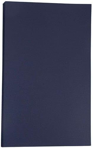 LUXPaper 8.5" x 14" Paper | Legal Size | Navy Blue | 80lb. Text | 50 Qty