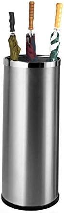KBBRD Bennett Umbrella Stand Rack Holder for Entryway, Stainless Steel Indoor Umbrella Bin with Removable Inner Bucket 20" Tall, Hallway Décor Home Office Umbrellas Canes Walking Sticks