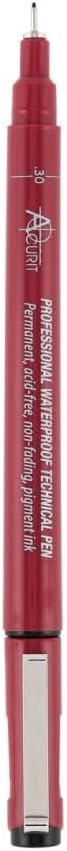 Waterproof Technical Pens - Professional Waterproof Technical Pen, Rich Blank Ink, Acid-Free, Light Fast, for Sketching, Drawing, CAlligraphy, & More! - [Single - 0.30mm]