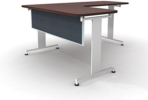 OBEX Acoustic Table Mounted Modesty Desk Privacy & Sound Absorbing Panel for Office Cubicles, 24" x 60", Twilight