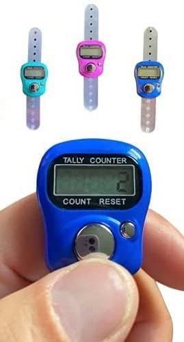Electronic Finger Counter,(3 Pack),5 Digit LCD Electronic Digital Display Finger Hand Tally Counter Counting for Golf,Goods Counting,Lap & Knitting.