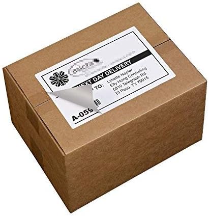 Shipping Label with Rounded Corner, 8.5 x 5.5 Inches Half Sheet Self Adhesive Shipping Address Labels for Laser and Inkjet Printer, 1000