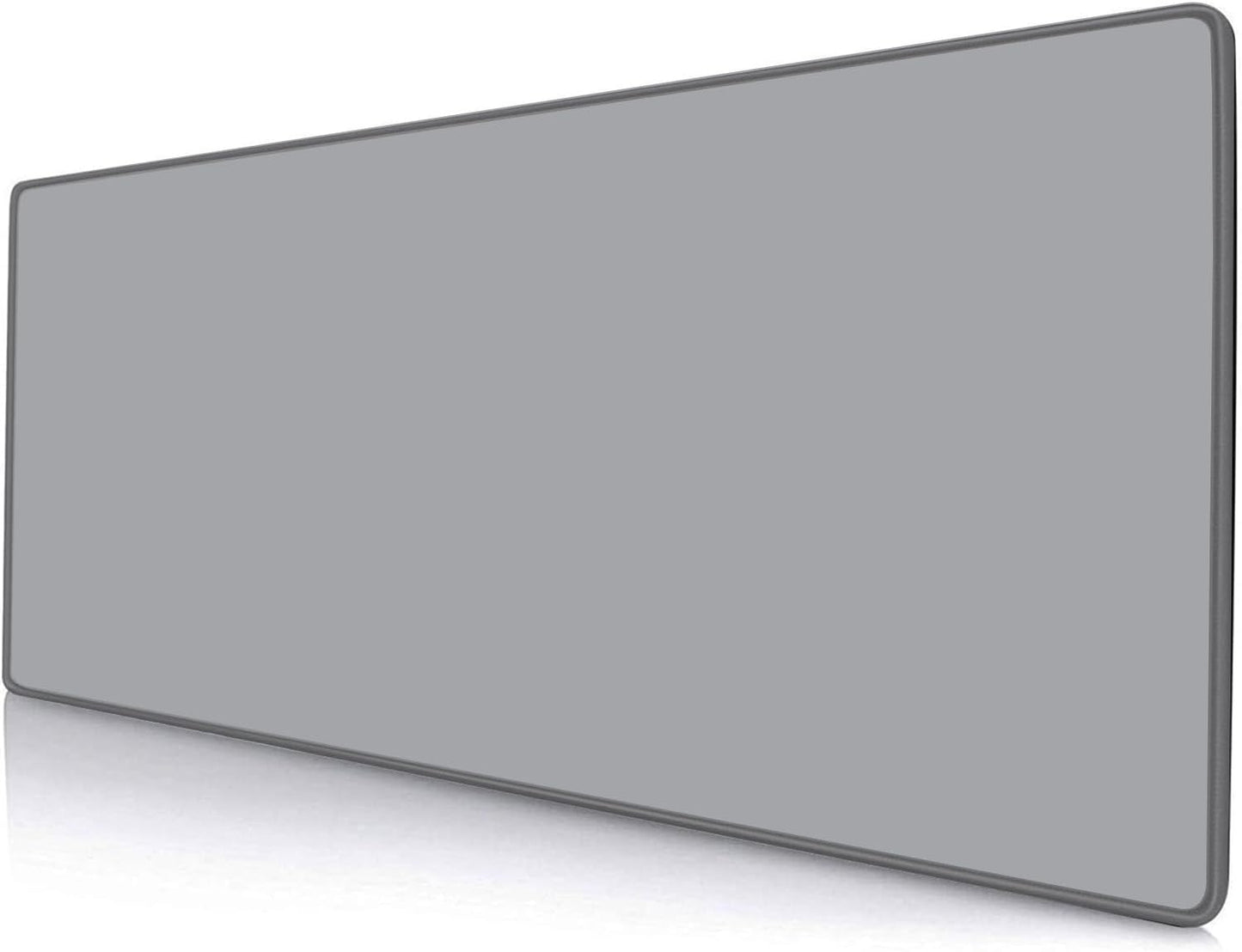 Gaming Large Mouse Pad, Extended XL Mousepad, Non-Slip Rubber Base Keyboard Mouse Mat Desk Pad for Work, Game, Office, Home, 31.5 x 11.8 in, Mid-Grey