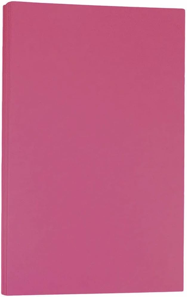 LUXPaper 8.5" x 14" Paper | Legal Size | Magenta Pink | 80lb. Text | 50 Qty