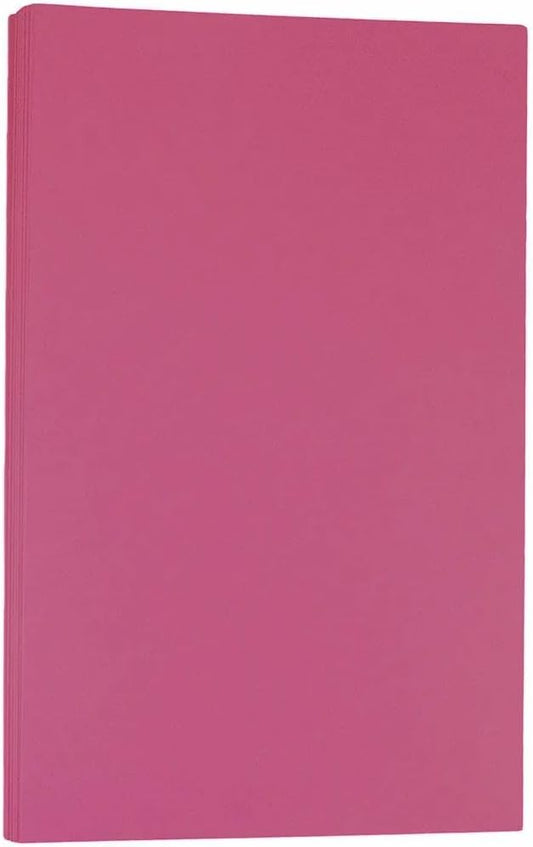 LUXPaper 8.5" x 14" Paper | Legal Size | Magenta Pink | 80lb. Text | 50 Qty