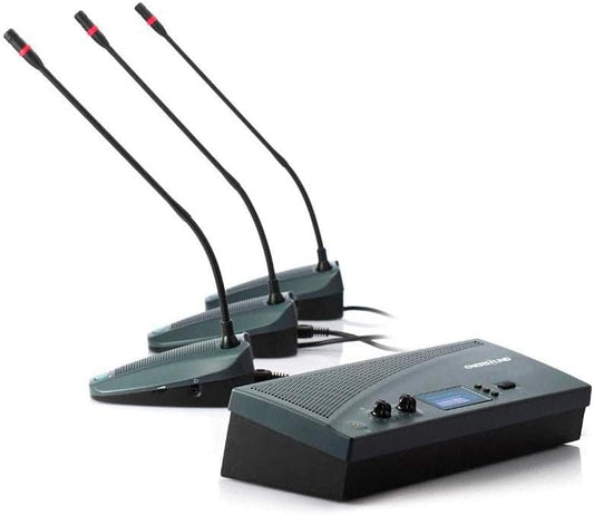 Enersound 15-Person Gooseneck Wired Microphone Conference System - US-Based Warranty and Support